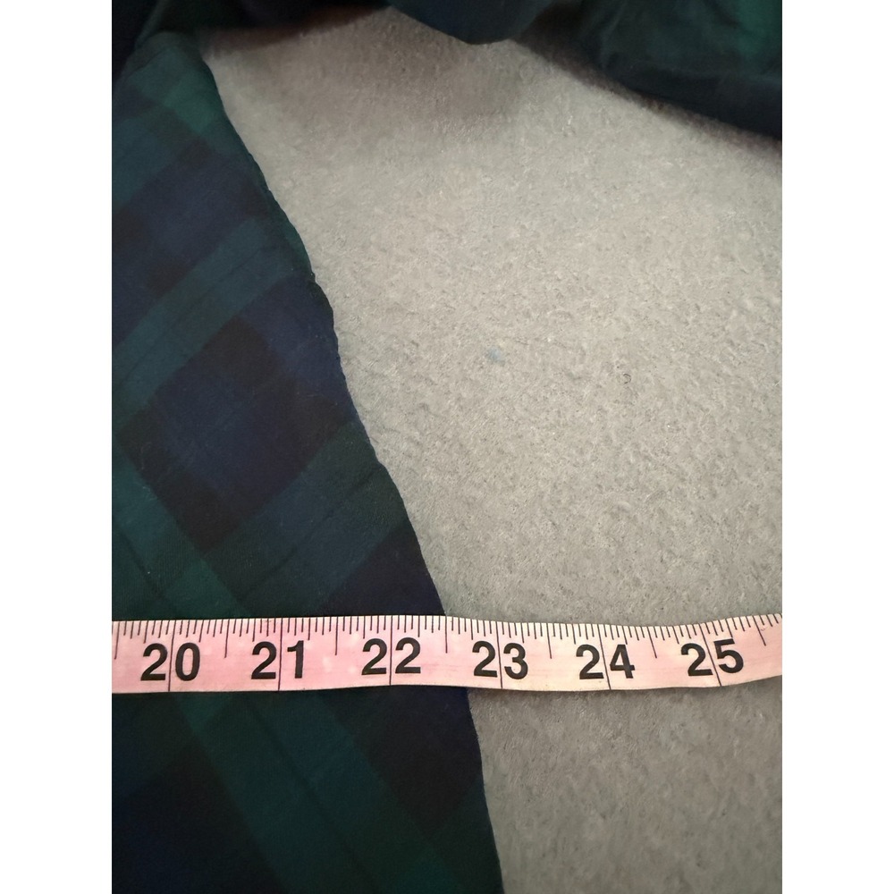 UNTUCKit Holly Shirt Dress Womens 4 Blue Green Tartan Dark Academia Heritage - Picture 13 of 16